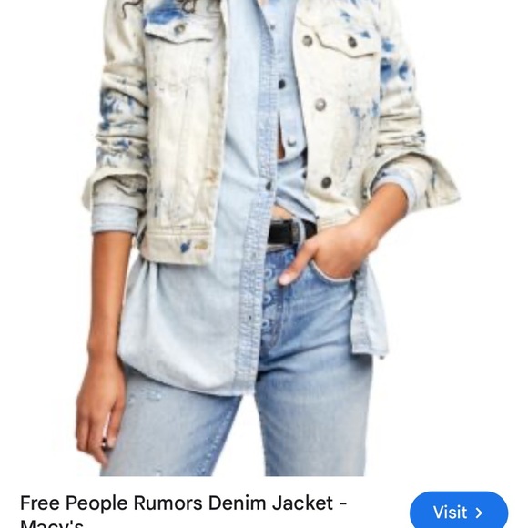 Stradivarius Cropped  denim jacket - Picture 1 of 11